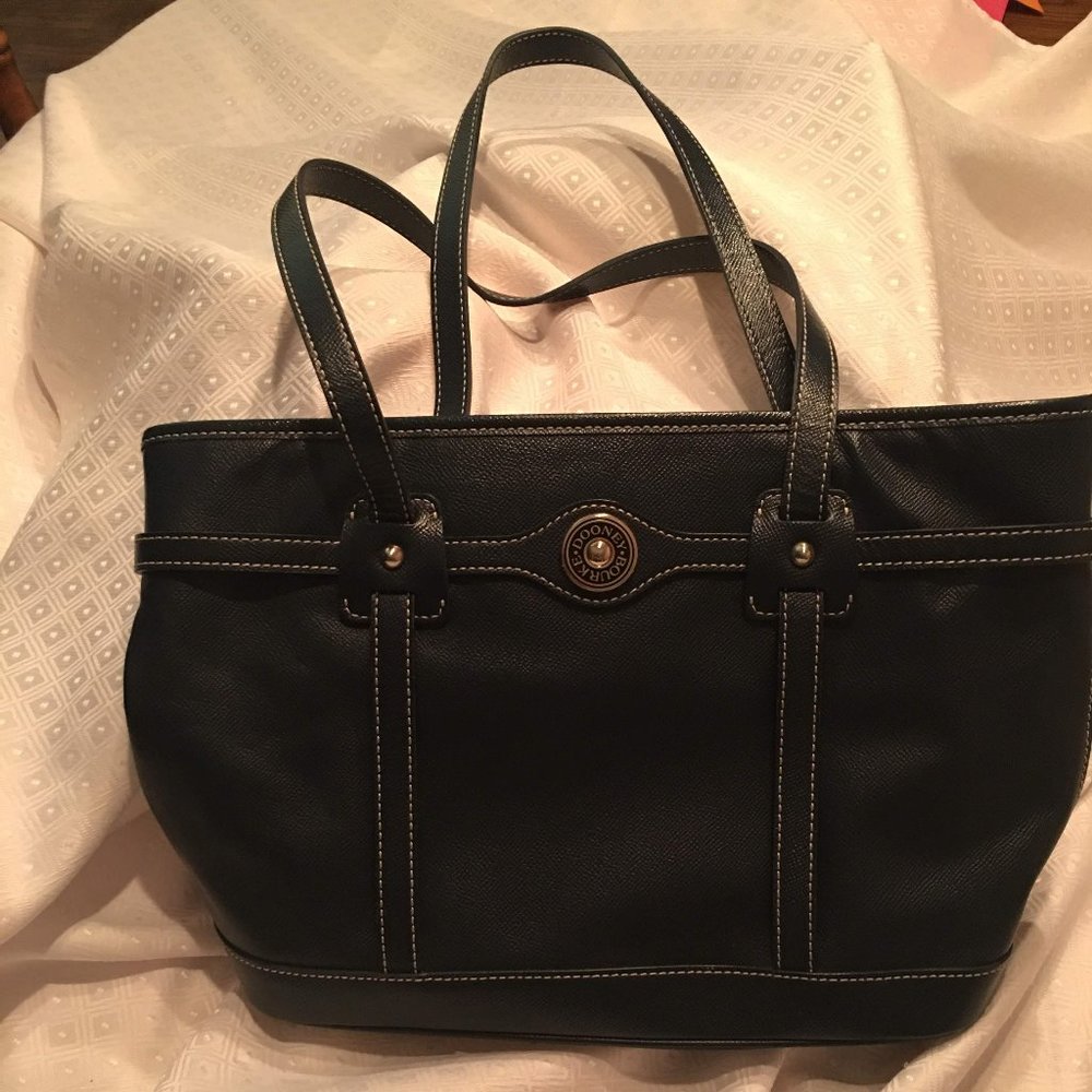 Dooney & Bourke Navy Shopper Tote Bag Handbag